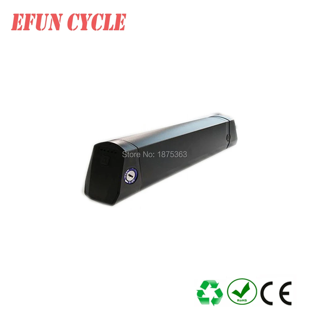 

For beach cruiser bike Lithium ion 36V 10Ah LT down tube electric bike battery with free charger for BBS01 BBS02 mid drive motor