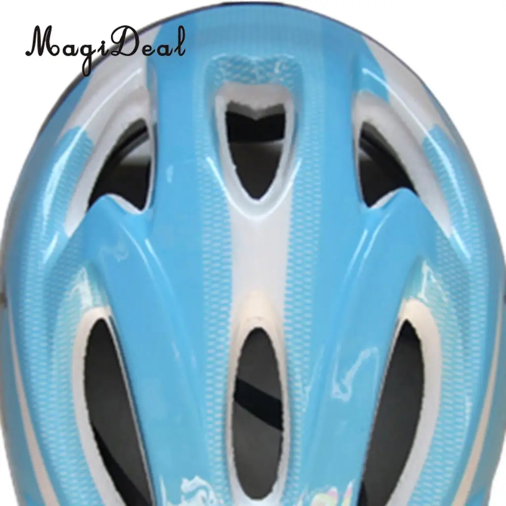 MagiDeal 7 Pieces Kids Safety Roller Skating Helmet Knee Elbow Wrist Pads Set for Bicycle Cycling Skateboarding Protective Gear