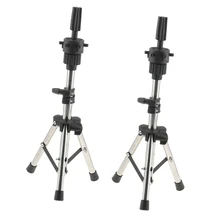 2 шт из нержавеющей стали косметологический манекен голова манекена держатель штатив Стенд