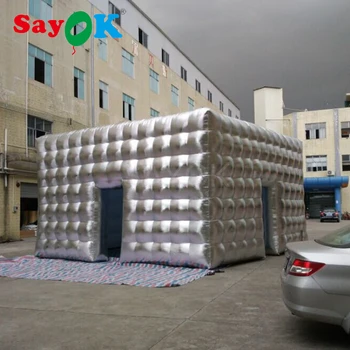 Online 8x8x5mH Outdoor Inflatable Party Tent Inflatable Cube Tent Inflatable Event Tent With Air Blower For Sale