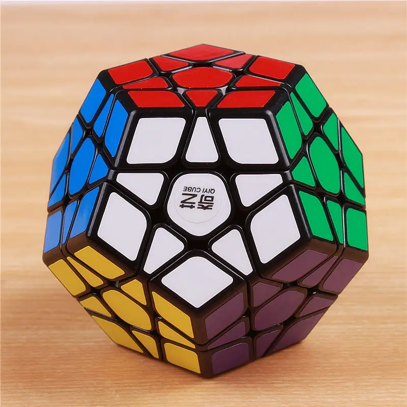 Velocidade profissional 12 lados enigma megaminx magic cube stickerless QIYI cubo magico brinquedos educativos para crianças megamind