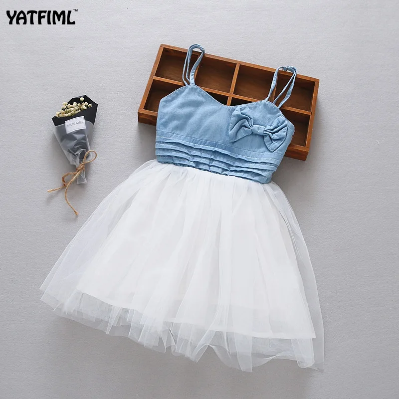jean dress with tutu