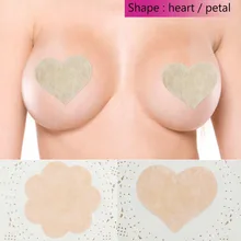 10/20/50 шт одноразовые вкладыши лепесток сердце Форма мягкая соска крышка застежка на липучке на бюстгальтера накладка для Для женщин интимный аксессуар