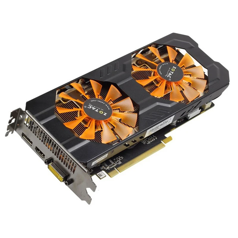 Оригинальная видеокарта ZOTAC GeForce GTX760 2GBD5 Thunderbolt HB 256Bit GDDR5 графические карты для nVIDIA