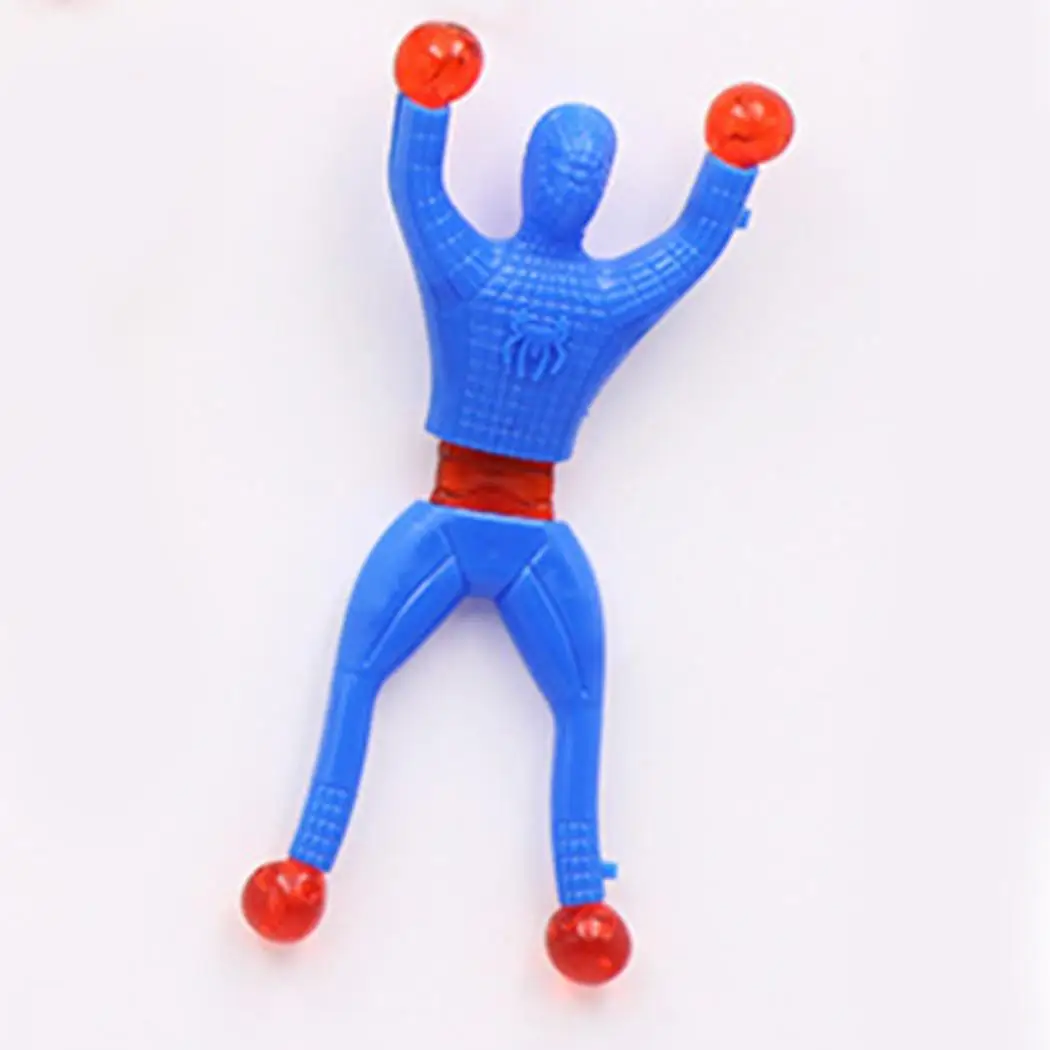 Trastornado impermeable Definitivo Divertido Flexible niños juguete adhesivo pared más de 3 años de edad  escalada Flip Rolling Spiderman escalada Juguetes - AliExpress