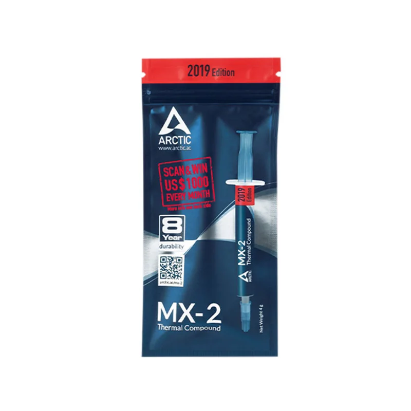 

NEW Arctic Cooling MX-2 4g Thermal Paste, Compound For PC XBOX 360 PS3 No Silver Convenient heat dissipation