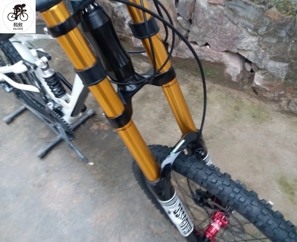 Discount Kalosse  Downhill    26*17 inch    tyre dirt bike   DH   bicicleta mountain bike  30 speed   26er  Hydraulic  brakes 10