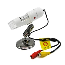 Профессиональный Coms Сенсор 400x ТВ AV Цифровые микроскопы Портативный Монокуляр Мини Industrial Light микроскоп