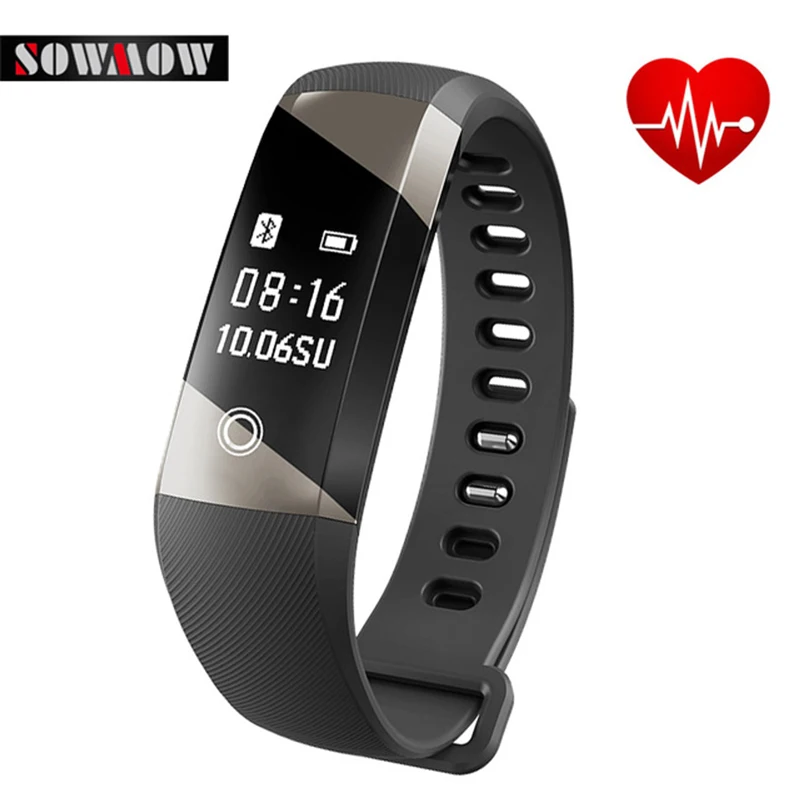 SOWMOW A10 Fashion Smart Bracelet Heart Rate monitoring Social