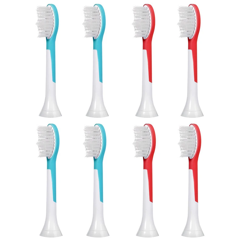 

New Fashion 8pcs/2 Pack Electric Toothbrush Heads Replacement For Child Children Use Fits For Philips Sonicare Kids HX6044