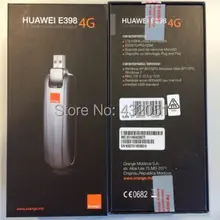 Оранжевый huawei E398 LTE USB флэшка-модем 100 Мбит/с