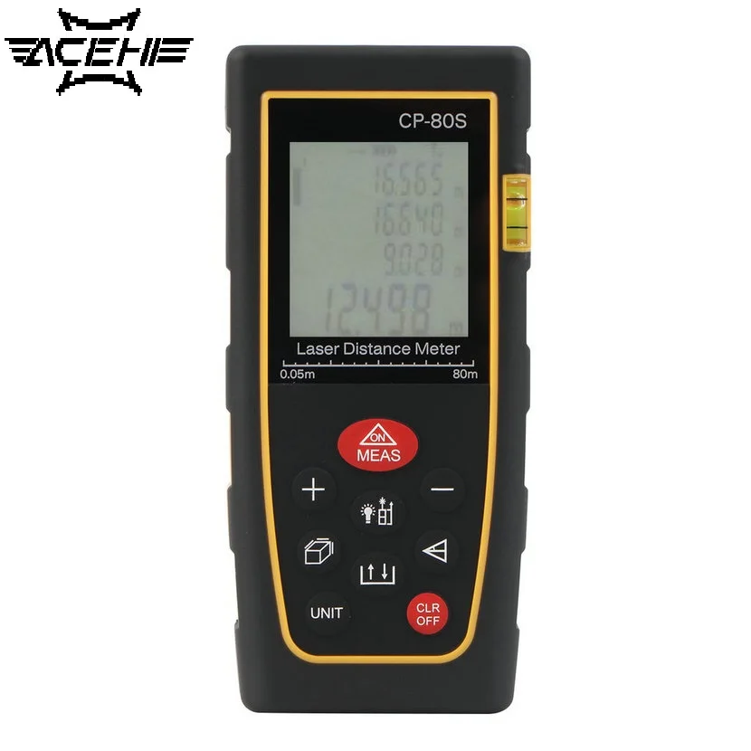 

ACEHE Top Sale High Accuracy Compact 80M Handheld Digital Laser Distance Meter Range Finder Measure Diastimeter Rangefinders