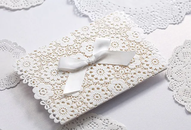 2016 elegant simply wedding cards invitation 3d custom wedding