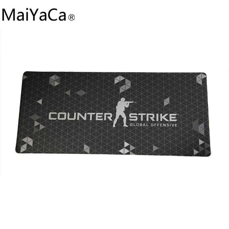 Большой игровой коврик для мыши cs go скоростной 900X300 мм Нескользящий Резиновый