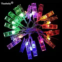 Tanbaby USB светодио дный или на батарейках светодиодные лампы Sting 2 м 5 м Подвесной Канат для свадебной вечеринки Рождество Звездное настенное
