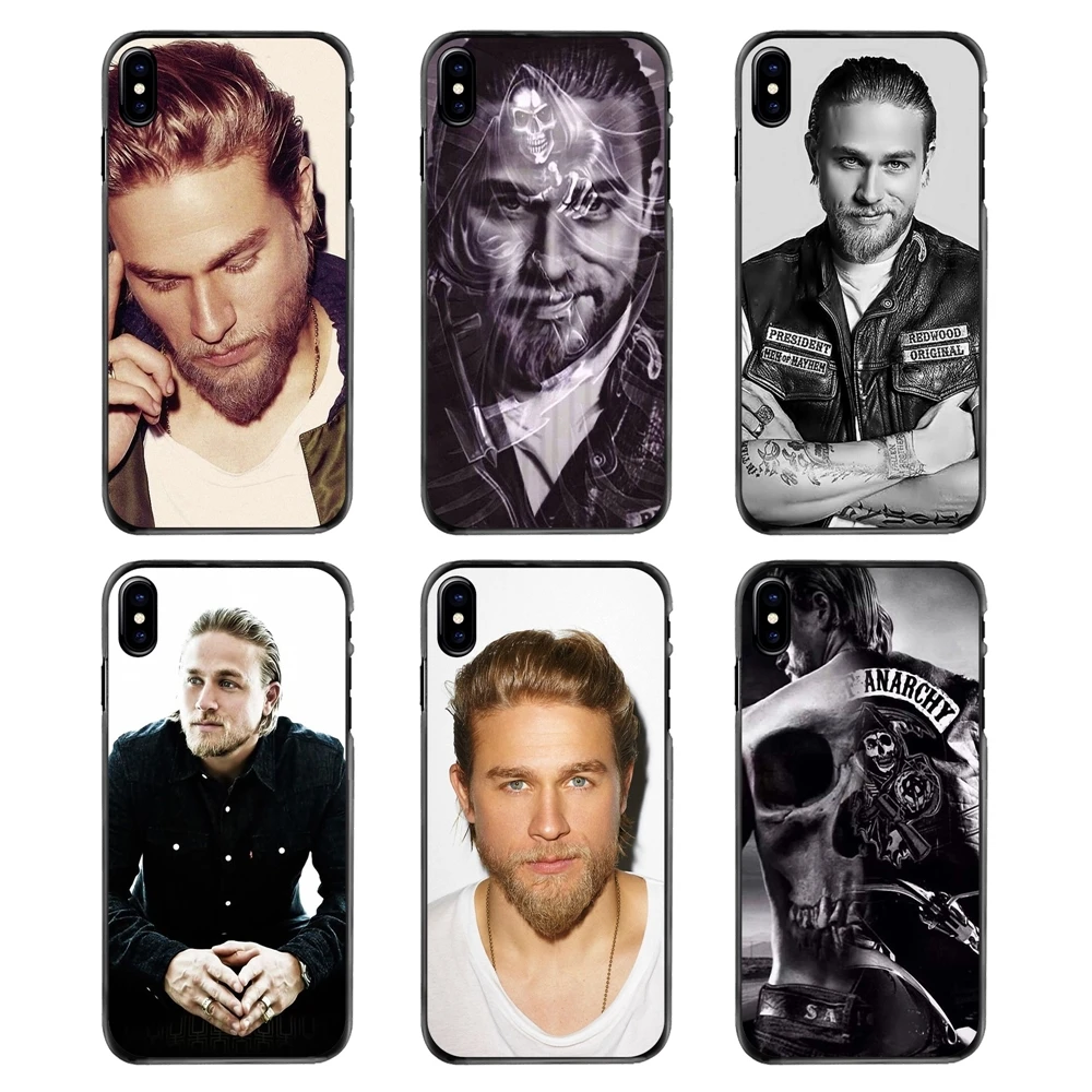 Аксессуары чехол для телефона Charlie Hunnam Jax Teller Sexy Men Samsung Galaxy Note 2 3 4 5 S2 S3 S4 S5 MINI S6 S7 edge S9