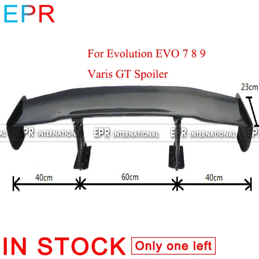 

For Evolution EVO 7 8 9 Varis Carbon Fiber GT Spoiler For Mitsubishi Glossy Fiber Trunk Wing Accessories Body Kit