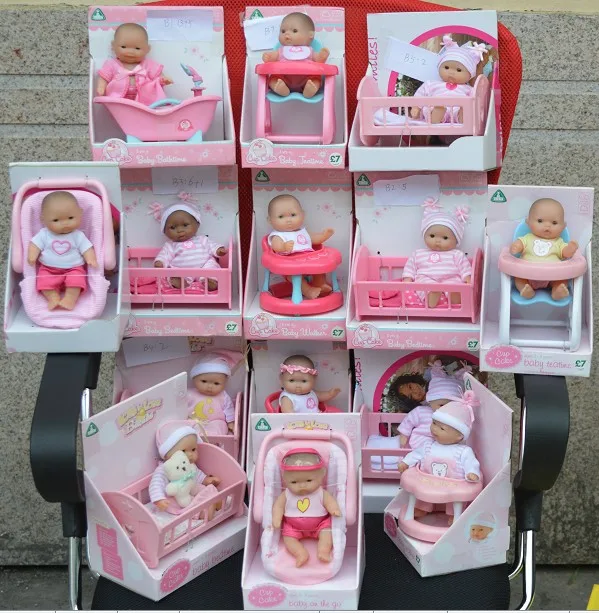 newborn set Jc toys pocket size mini baby doll elc toys girl gift ring