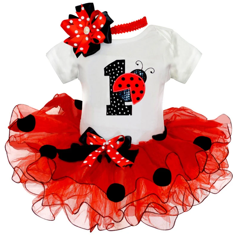 

Newborn Baby Girl Summer Clothing Sets Infant Christening Suits For Girl Tutu Toddler 1st Birthday Sets Winter Kids Clothes 12M