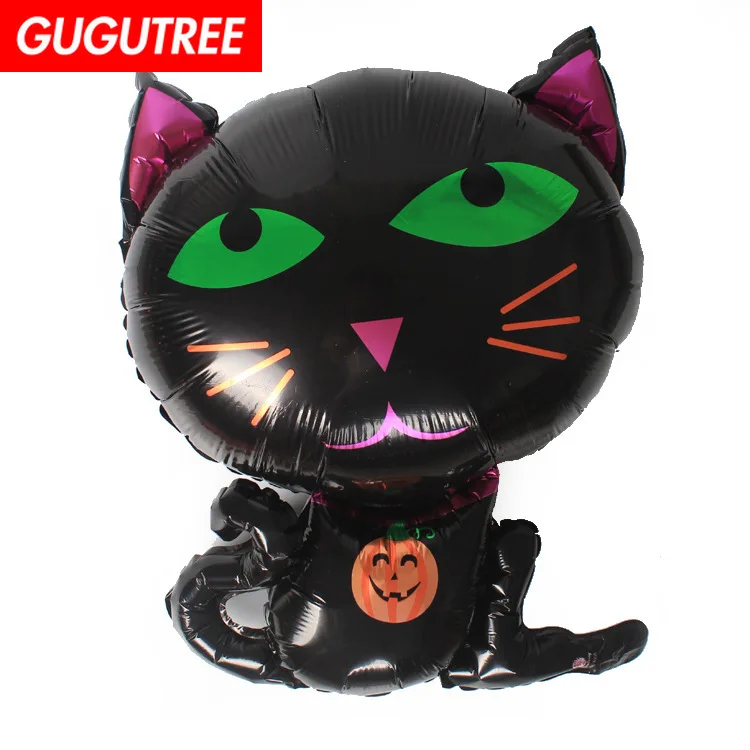 

GUGUTREE PARTY 49x65cm black cats foil ballon wedding event christmas halloween festival birthday party HY-327
