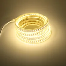 IP67 Waterproof LED Strip Light AC 220 V 5730 120 led/m with EU Power Cord 4000K 6000K 3000K Warm / Cold White