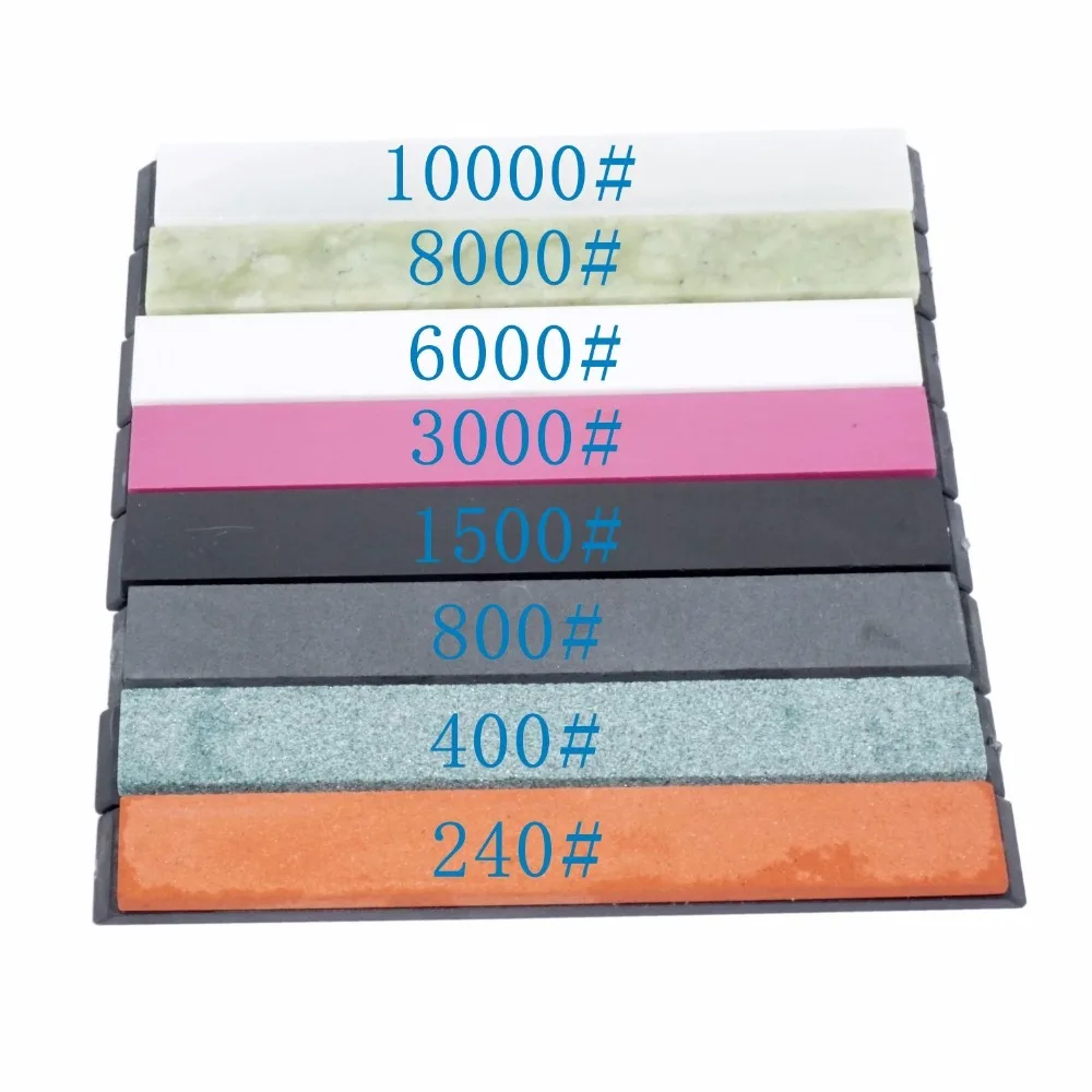 8/набор 240#-10000# точильный камень для заточки ножей камень точильный камень с основанием для ножниц бритва маленькие ножи