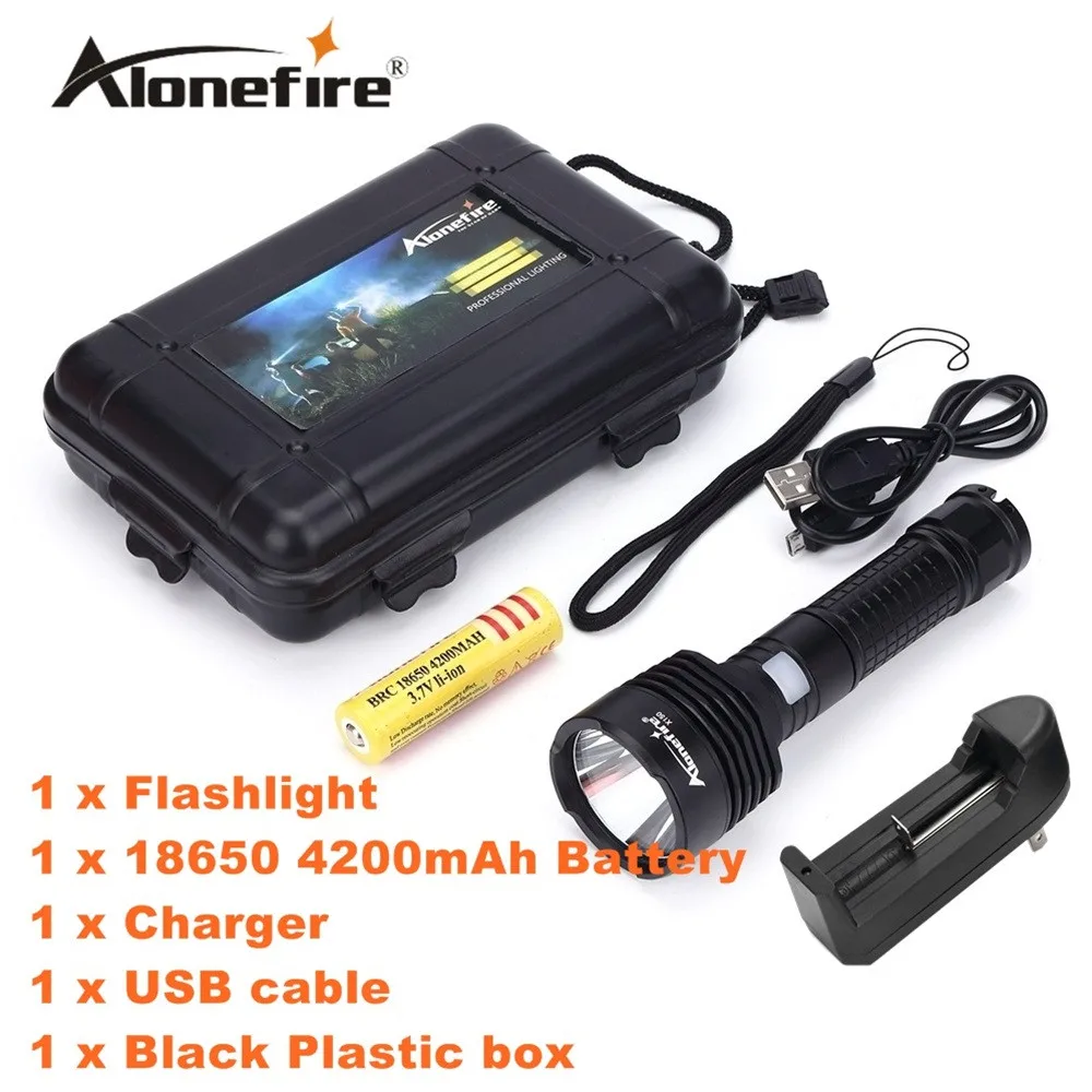 Alonefire x150 CREE светодиодный фонарик XM-L2 USB LED светодиодный фонарик с 18650 Перезаряжаемые Батарея