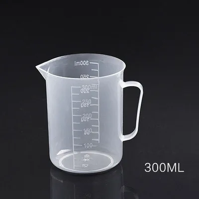 300ml MAIKAMI 100/300/600/1000 мл Пластик твердого английского фарфора носика поверхности кухонный инструмент, принадлежности мерный стакан - Цвет: 300ml