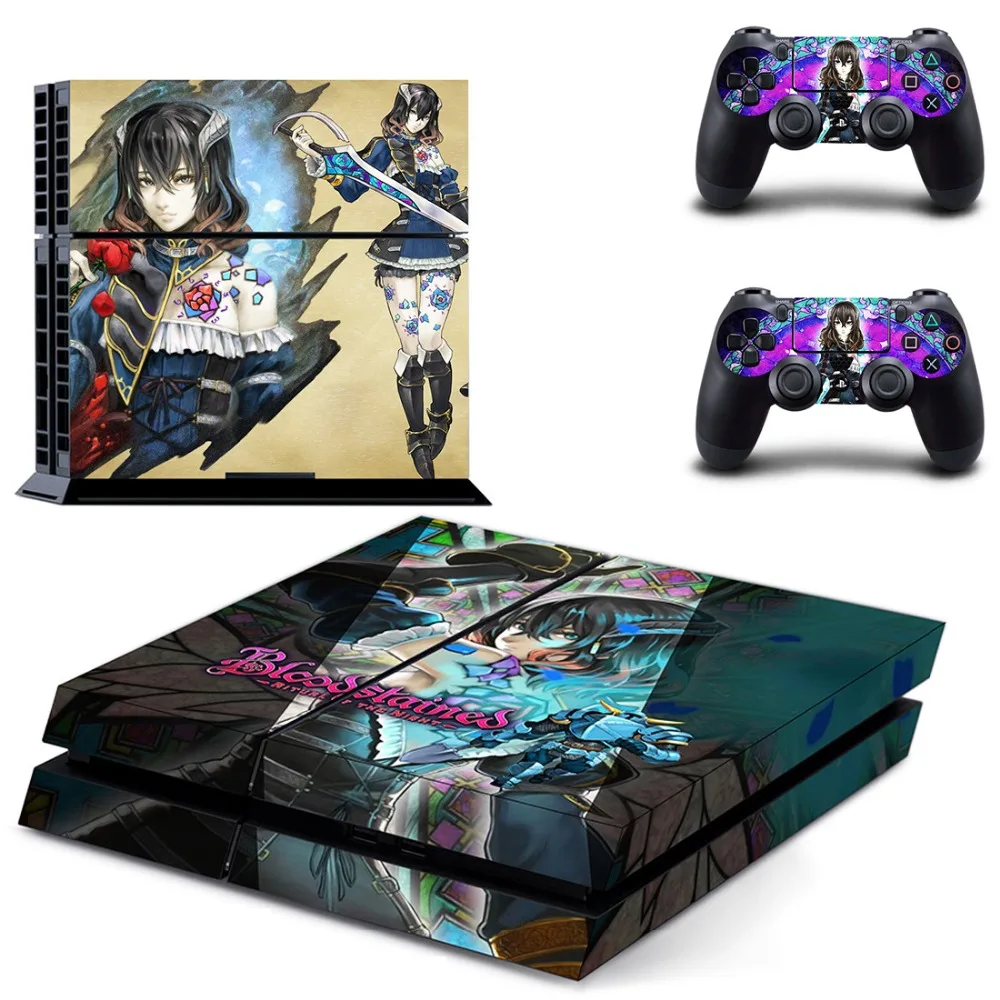 Окровавленный обряд ночной наклейка для PS4 Наклейка для sony playstation 4 консоль и 2 контроллера кожи PS4 виниловая наклейка