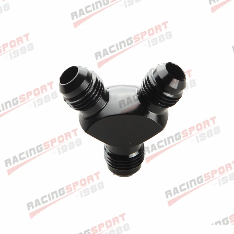 

AN6 AN-6 6AN AN6 -6AN Y Block Adapter Fittings Adaptor Black/Blue
