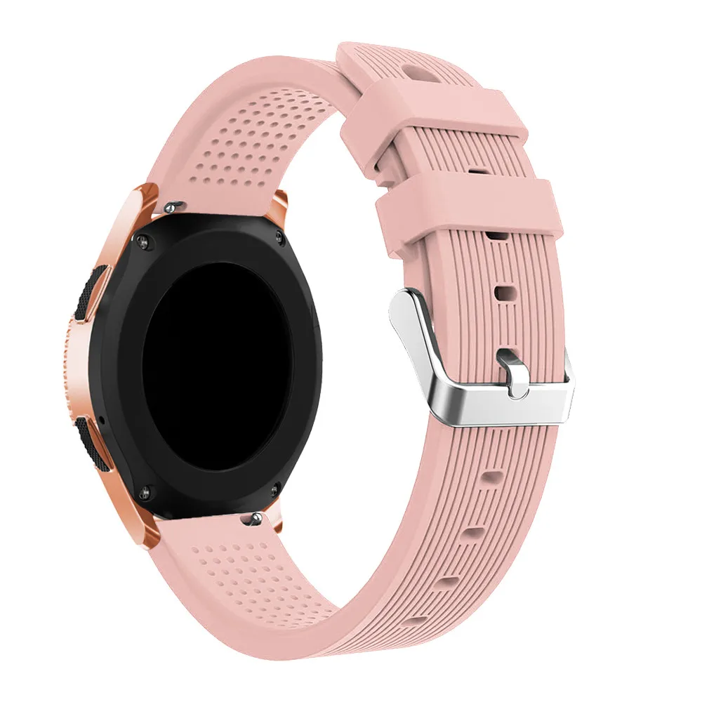 Силиконовые ремешки для часов для samsung Шестерни S2 замена спортивный браслет ремешок для samsung Galaxy Watch 42 мм наручных 20 мм