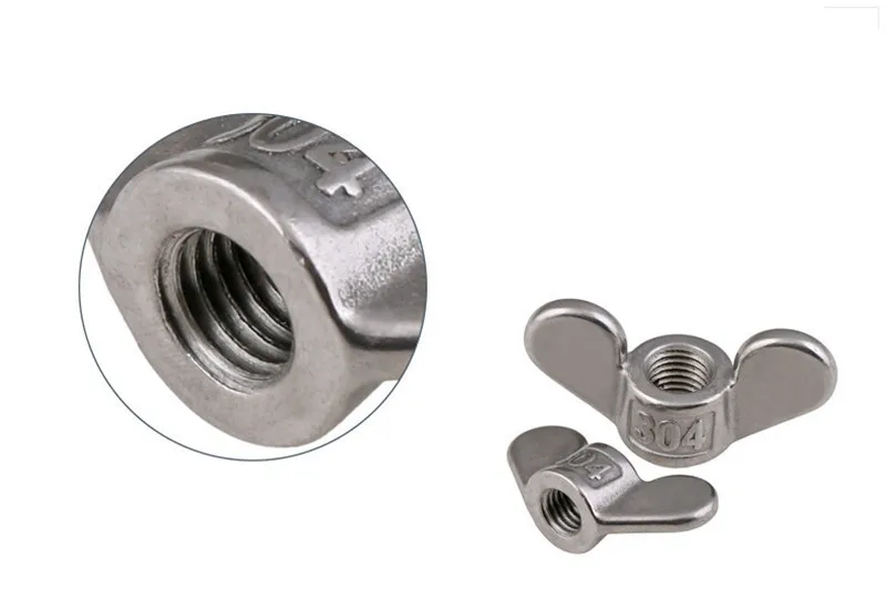 Écrous Hexagonaux Métriques à Pas Fin En Acier Inox 304 - Diamètres M6 à M24 - Qualité 4.8