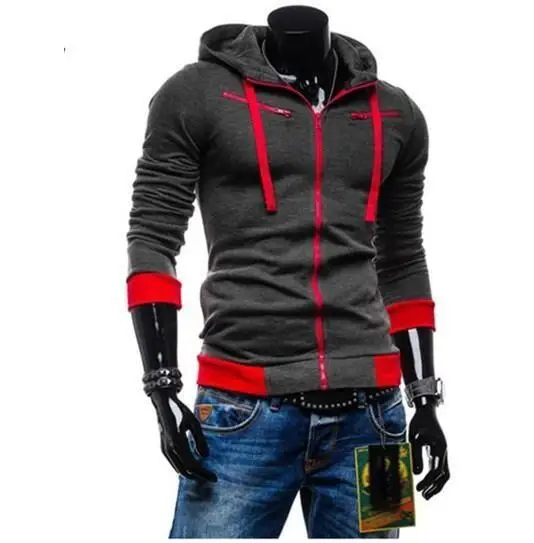 

2018 Autumn Cardigan Men Hoodies Jacket Fashion Brand Hoodie Man Casual Slim hoody Sweatshirt Sportswear Zipper Hoodie