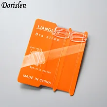 Dorislen 200 пар ясно бюстгальтер ремешок 1.5 см Широкий прозрачный невидимый бюстгальтер Бретели для нижнего белья Extender