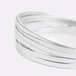 Elegant Silver Aluminum Craft Wire - Soft Metal for Jewelry Making & Floristry - Multiple Thickness Options - Free Shipping (5mm Embossing 3m)