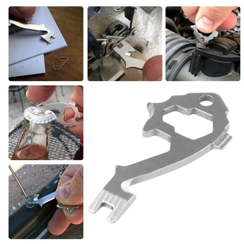 

Keychains Stainless Steel Beer Bottle Opener Key King Bottle Opener Multifunctional Mini EDC Tool for Outdoor Supplies ToolsZ95