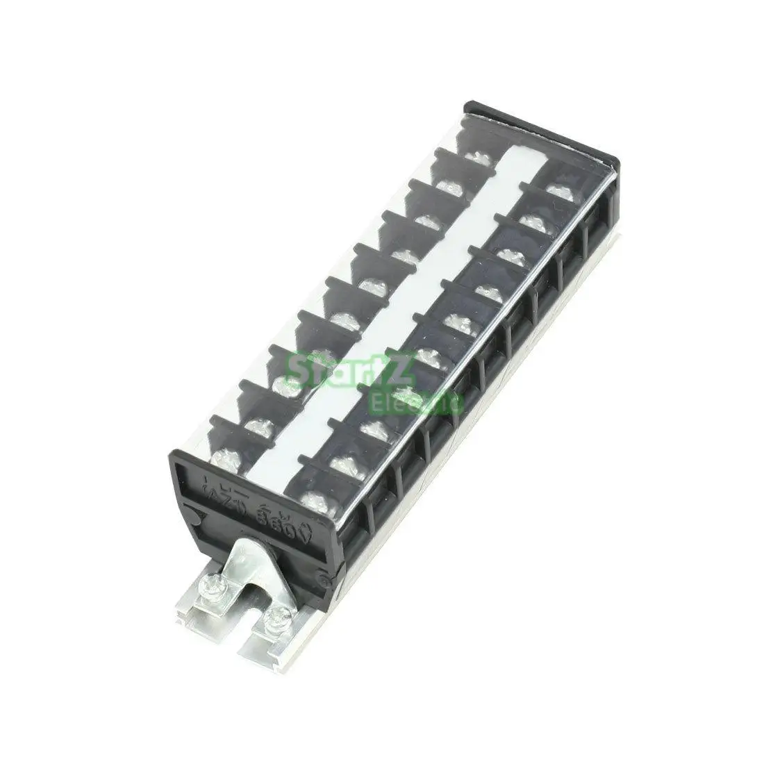 

1Pcs 660V 20A Din Rail Screw Connector Electric Terminal Barrier TD-2010