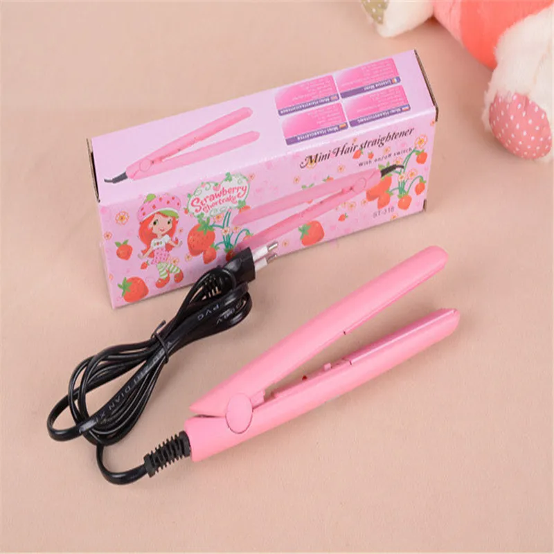 Electric Travel Fringe Hair Straightener Iron Portable Ceramic Corn Crimple Corrugated Wave Hairstyle Straighter Styling Curler