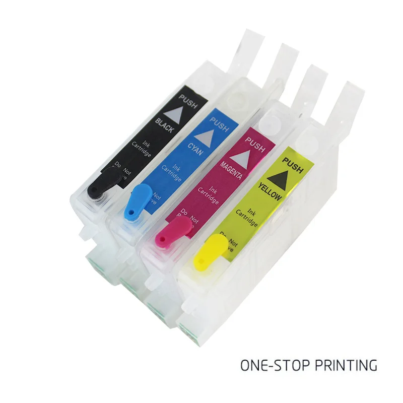 4PK T1291/2/3/4 пустые пополняемые чернильные картриджи для Epson SX235W SX420W SX425W SX435W SX445W SX525WD