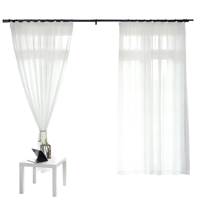 White Tulle Curtains 6