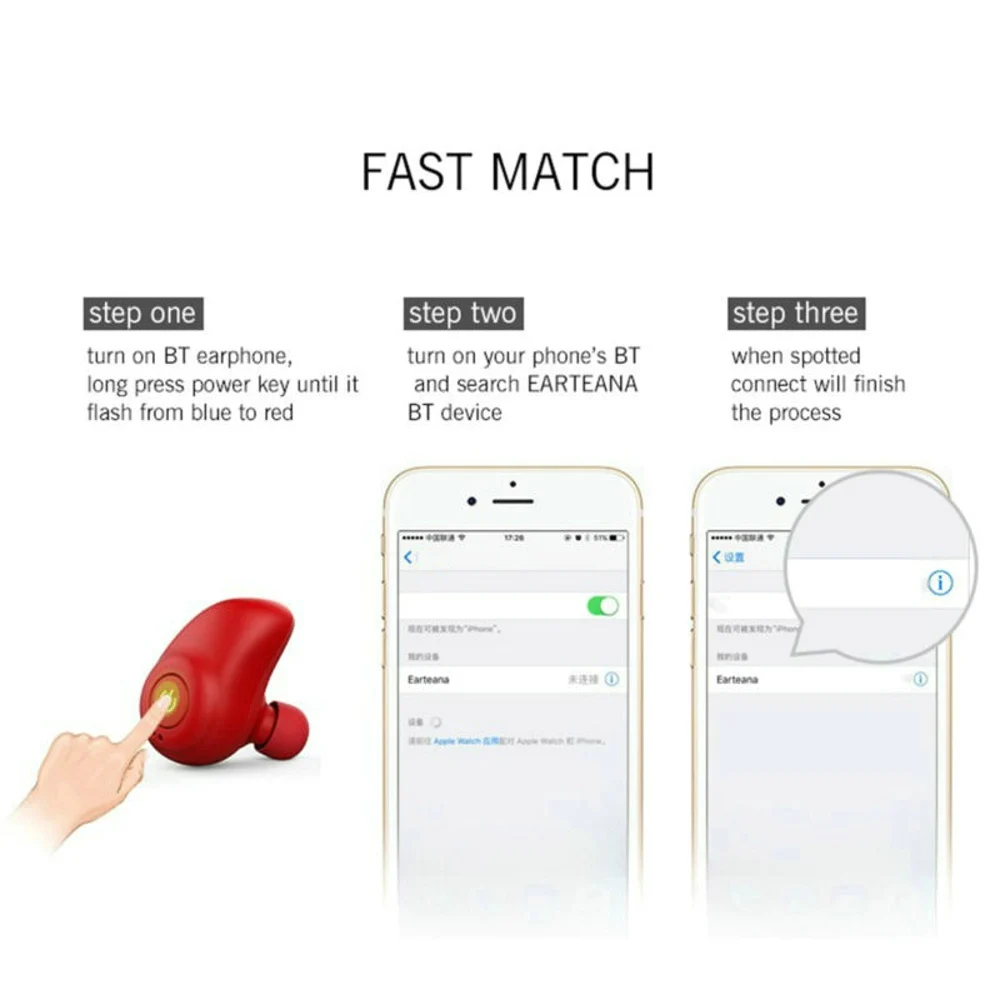 Новые беспроводные Bluetooth наушники Hands Free гарнитура TWS Twins спортивные наушники MIC Hands free для телефона iPhone