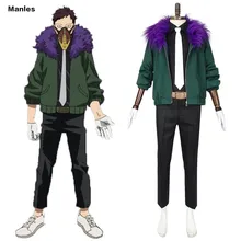 Карнавальный костюм с героями аниме «Мой герой», карнавальный костюм Chisaki Kai, униформа на Хэллоуин для взрослых, вечерние мужские куртки зеленого цвета