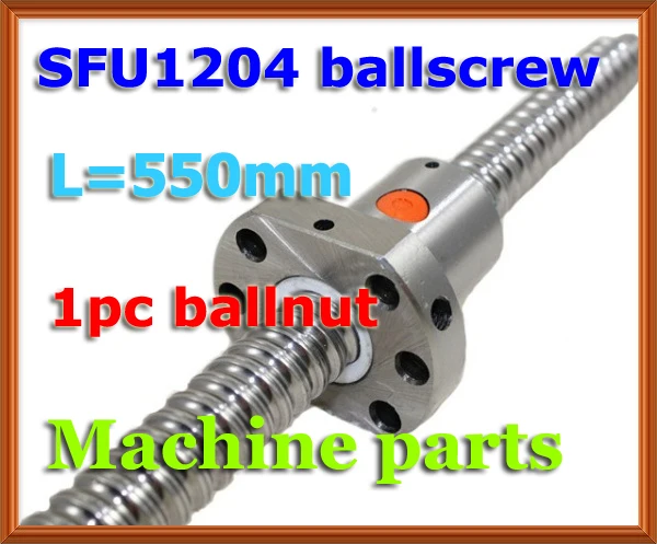 Cnc Ball Screw Sfu1204 Specs 12mm Ball Screw Kit (300mm Length, 4mm Lead) - CNC Machine Part With Anti-Backlash Nut Ball Screw Dimensions Cap Hidden