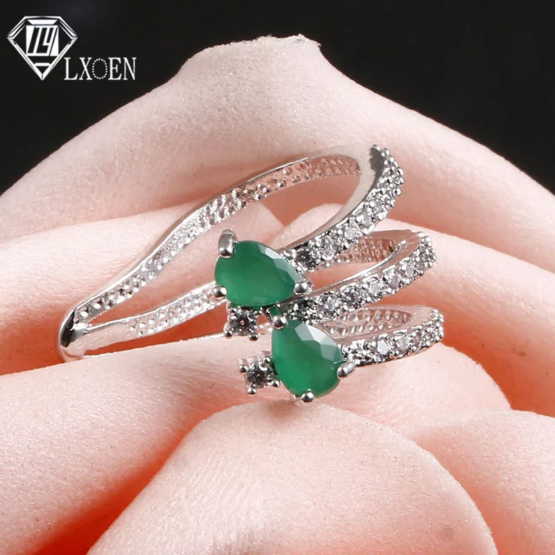 Серьги-клипсы LXOEN с цирконием женские простые маленькие клипсы серебристого
