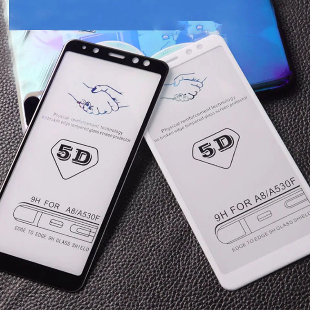 9H 5D пленка для Samsung galaxy A3 A5 A6 A7 A8 A9 Star Lite Pro Plus 2017 2018 закаленное стекло G8850