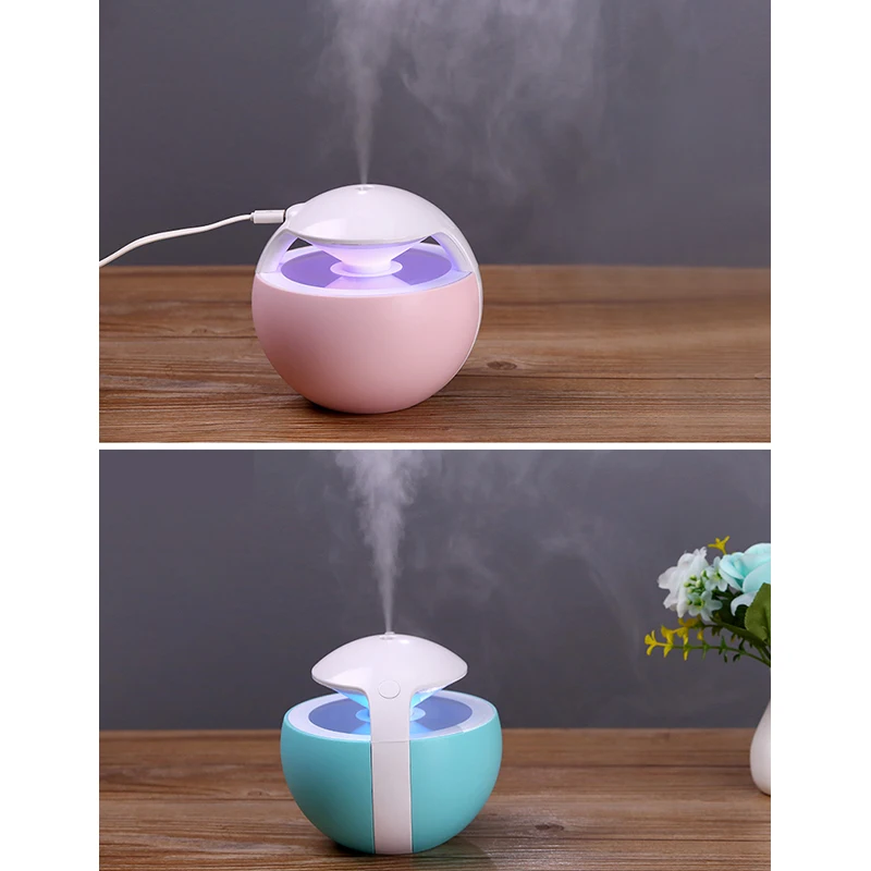 450ML Ball Humidifier Mini USB Air Nightlight Humidifier Fogger with Aroma Lamp Essential Oil Ultrasonic Electric Aroma Diffuser (7)