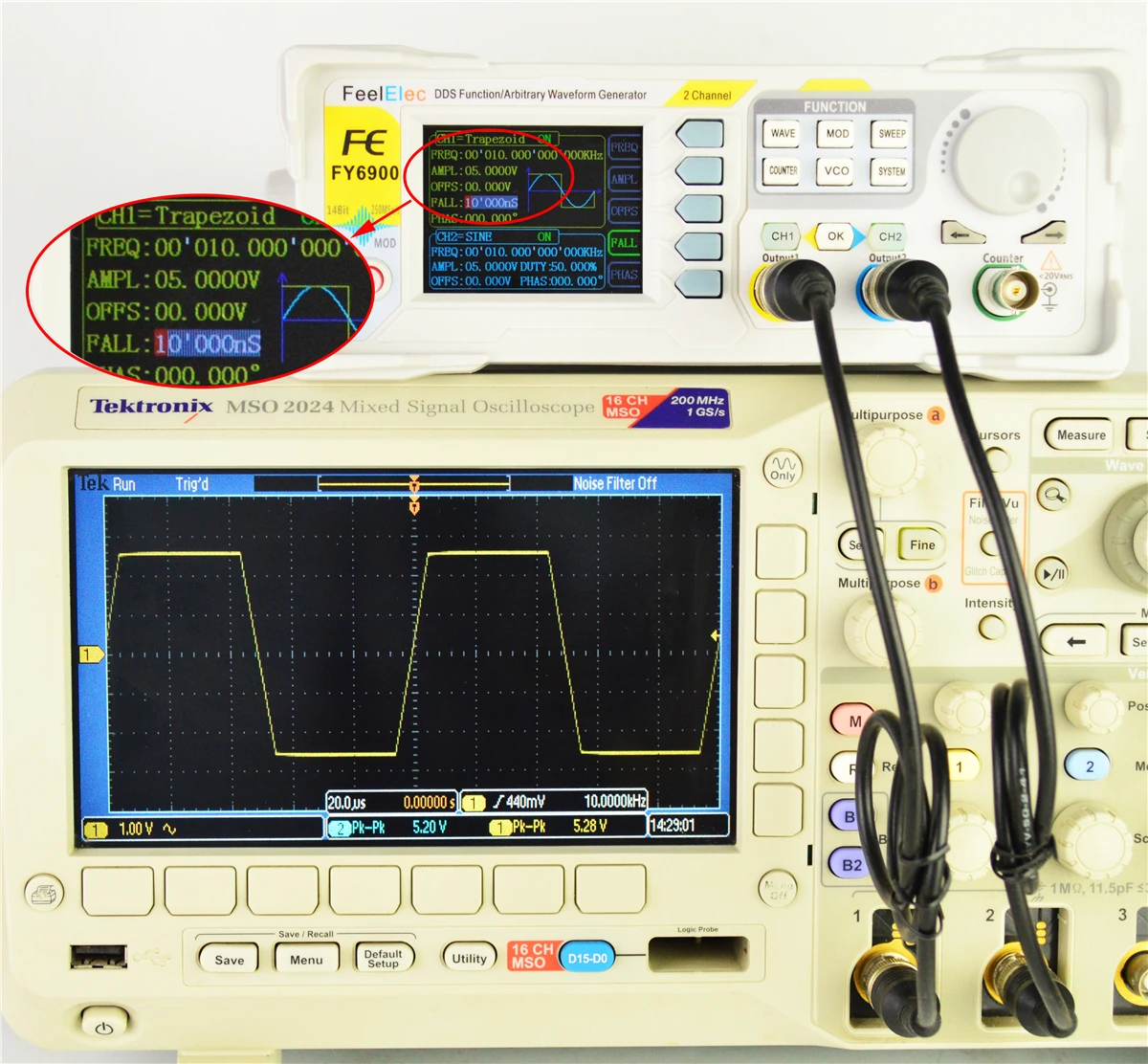 Новейший FY6900 60 МГц двухканальный DDS функция произвольной формы, генератор сигналов, Частотный подметальный счетчик VCO