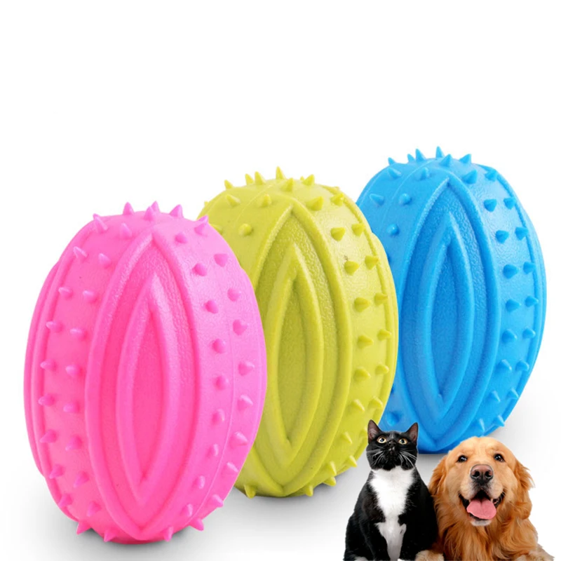 

Pet Toys for Small Dogs Rubber Resistance To Bite Dog Toy Teeth Cleaning Chew Squeak Training Toys Pet Supplies Puppy Dogs