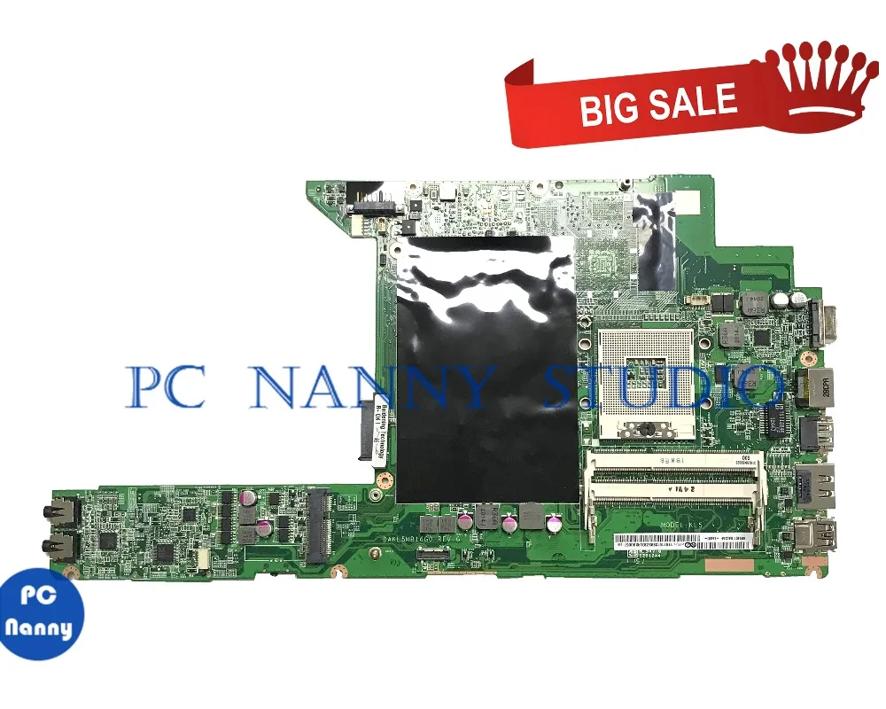 ПК Няня для Lenovo Z370 материнская плата ноутбука DAKL5MB16G0 DDR3 GMA HD 3000 HM65
