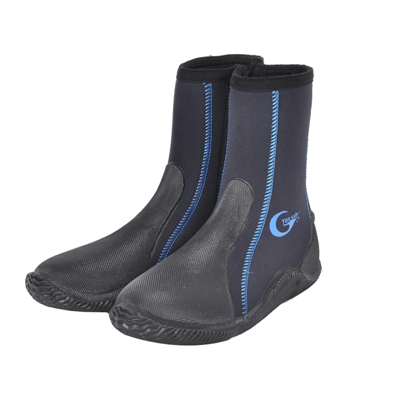 

5MM Thick Diving Boots Wading Non-slip Anti-thorn Men And Women Vulcanized Snorkeling Beach Shoes